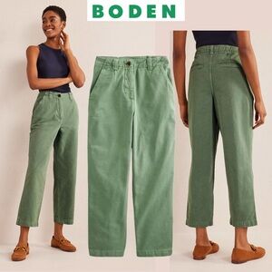 Boden Green Ankle Cropped Pants
